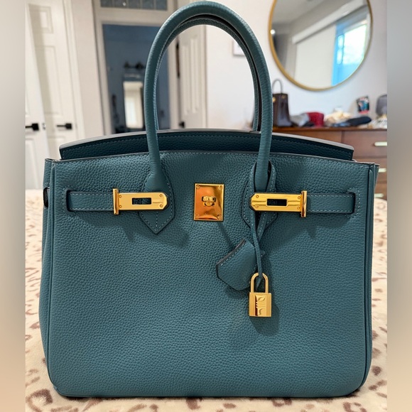 Handbags - Her mes Birkin style leather bag like new Sz 30cm ❤️VDAY DEAL 1 day only❤️